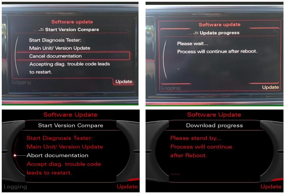 Audi mmi software versionen